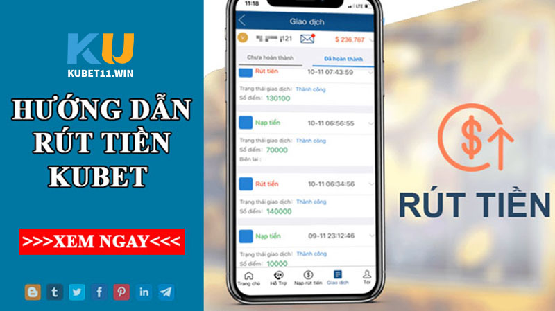 Lưu ý khi rút tiền Kubet